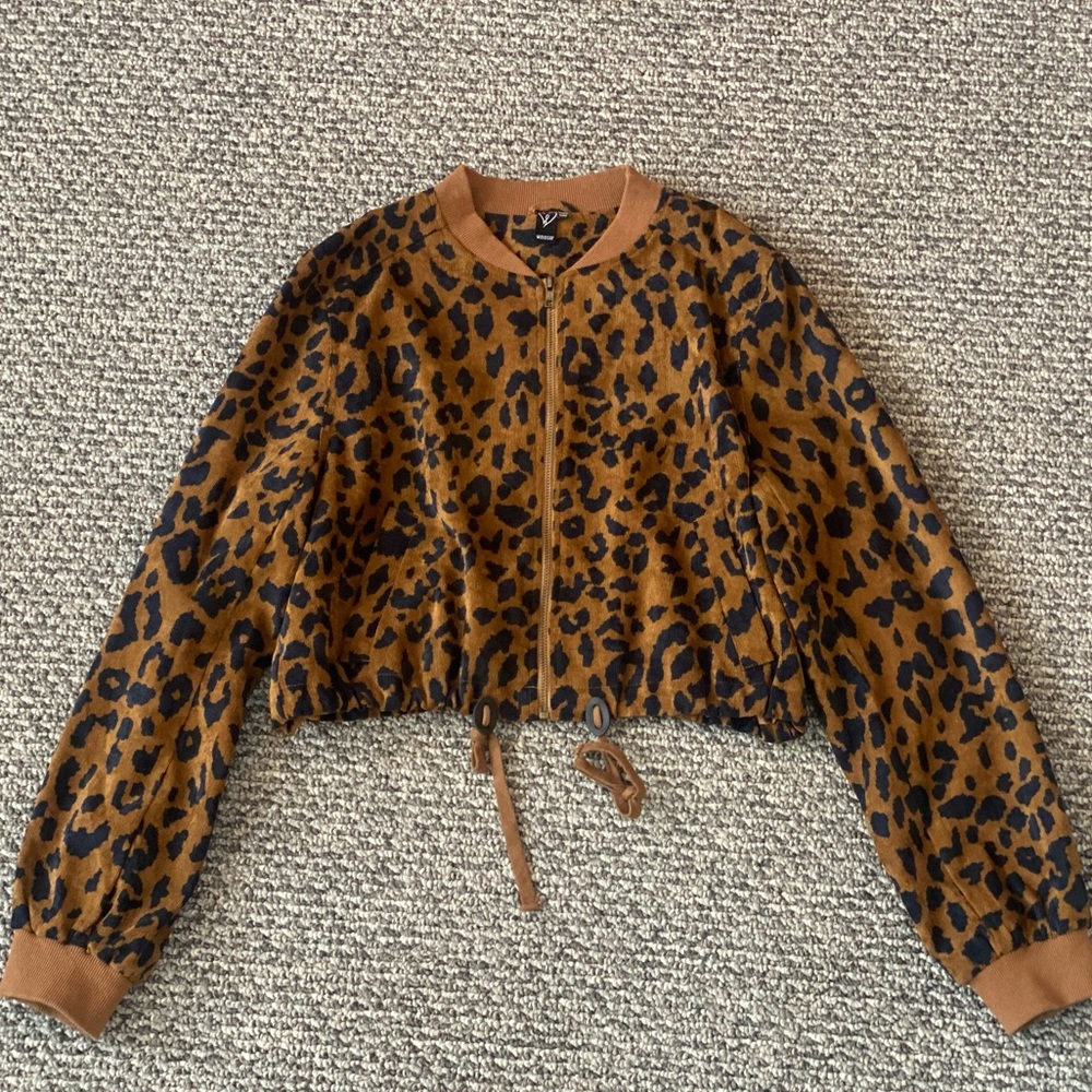 Cheetah Bomber Jacket